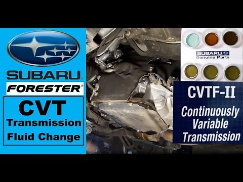 Subaru CVT Transmission Fluid Change & Flush Procedure | 2015 Forester Replacement-Fill-Level Check