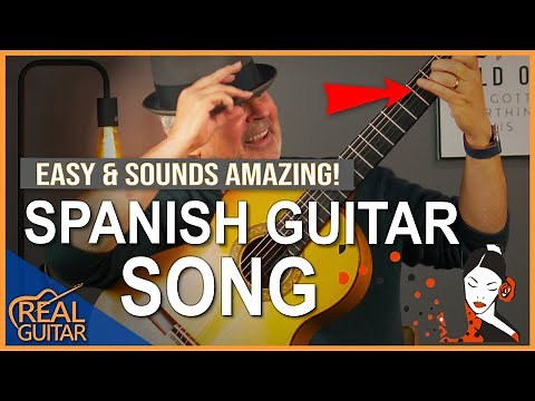 Spanish Guitar Song Tutorial - Easy and Super Fun
