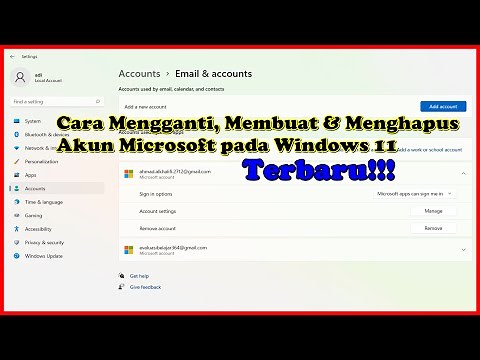 Cara Mengganti, Membuat dan Menghapus Akun Microsoft pada Windows 11 (terbaru)