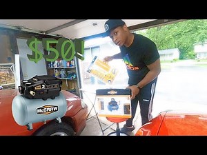 $50 HARBOR FREIGHT AIR COMPRESSOR