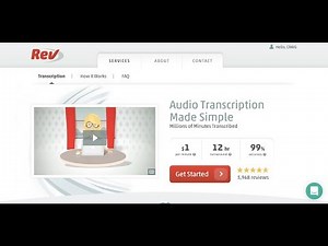 How To Transcribe Video Using REV.com - Rev Transcription Tutorial