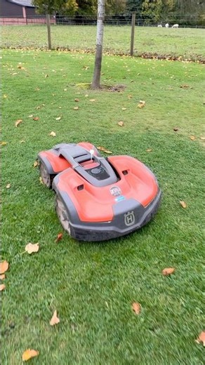 Husqvarna Automower is a highly effective robotic mower with all-wheel drive and GPS navigation #ai