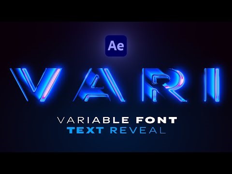 NEW VARIABLE FONTS Just Leveled Up Your TEXT REVEAL | Easy After Effects Tutorial