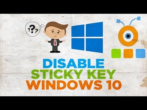 How to Disable Sticky Key in Windows 10 | How to Turn Off Sticky Key on Windows 10