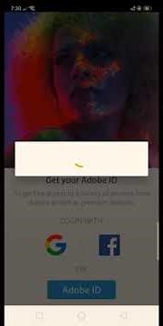 Adobe Photoshop Express - How to create or log in account