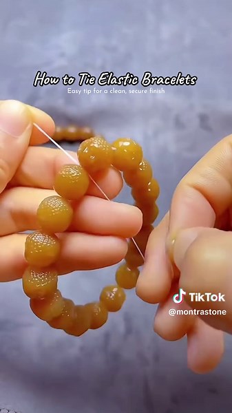 How to Tie Strong Elastic String Bracelets Easily