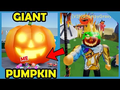 New Update! Pumpkin Patch Area & Giant Pumpkin! - Roblox Unboxing Simulator