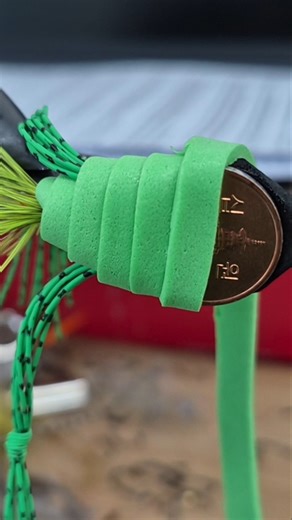 Penny frog fly pattern #shorts #flytying #flyfishing