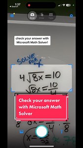 Check your answer with Microsoft Math Solver! #math #mathhelp #mathsolver #microsoft #mathstudent