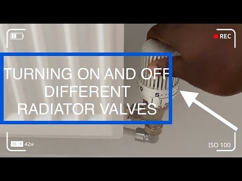 How to turn different radiator valves off and on [ Thermostatic, Lockshield, Manual/ordinary e.t.c]