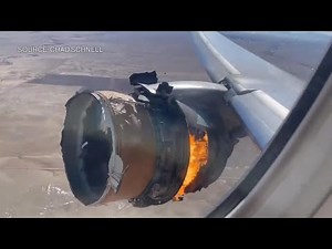 Watch: Boeing 777 Engine Catches Fire Over Colorado