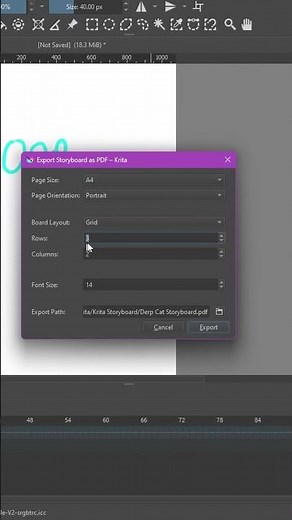 Krita Tutorial: Creating Storyboards