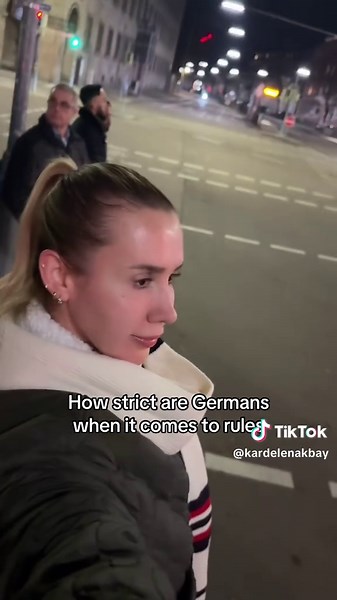 Germans and Their Strict Rules: Waiting Even with No Cars