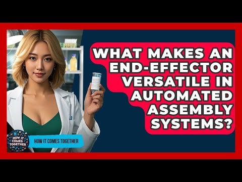 What Makes An End-effector Versatile In Automated Assembly Systems? - How It Comes Together