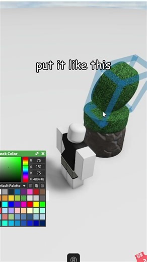 how to make a bush in blockate #blockate