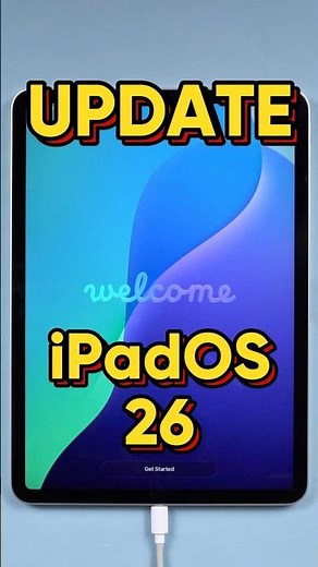How to Update iPadOS 26 FAST (No Errors!) 🚀 #shorts