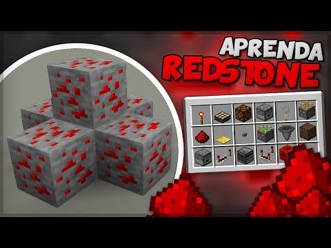 ✔ GUIA BÁSICO SOBRE REDSTONE! - Aprenda Redstone 01 - MINECRAFT