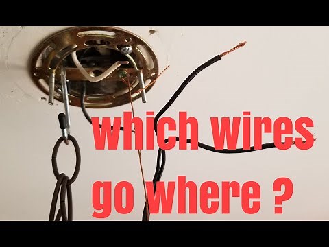 Light fixture wiring install.