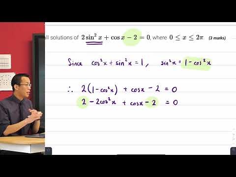 Solving Trigonometric Equations (1 of 3: Using the Pythagorean Identity)