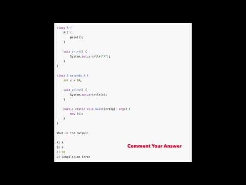 Java Interview question | Java | Interview Questions