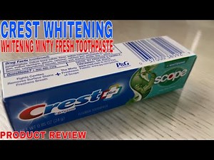 ✅ Crest Complete Whitening Plus Scope Minty Fresh Toothpaste .85 Ounce (12 Pack) 🔴
