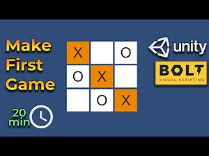 Make Your First Game with BOLT(Unity Visual Scripting) - Tic Tac Toe