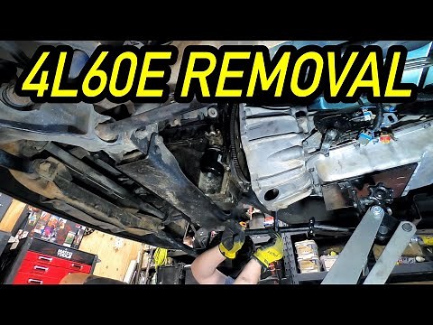 4L60E TRANSMISSION REMOVAL || EASY