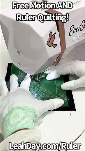 Beginner Free Motion Quilting and Ruler Quilting Tutorial - Sew Fun!