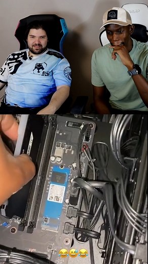 645K views · 6.1K reactions | Our reactions? Pure pain. Pure comedy #evetech #reactionvideo #pcbuildfail #pcbuildsetup | Evetech | Facebook
