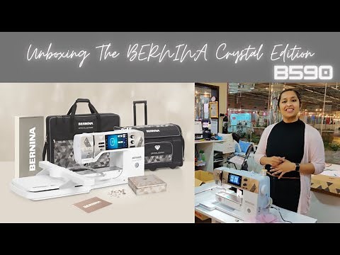 Unboxing the BERNINA 590 Crystal Edition !!!!