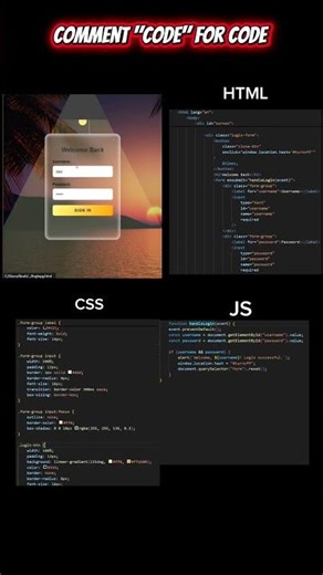 Login page use | HTML | CSS | JS #html #css #animation #coding #animation #php #ai #js #3d #python