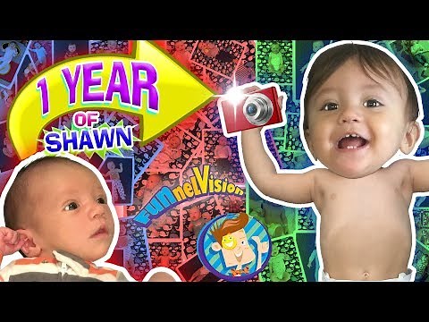 1 YEAR OF SHAWN! One Picture Daily Vlog 🎁 Baby's First Birthday FUNnel Vision Learning Candles