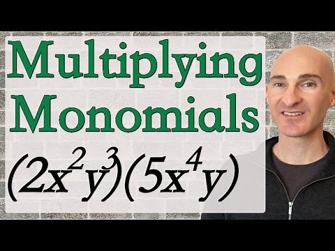 Multiplying Monomials