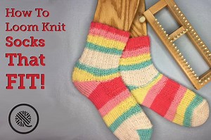 This Is the Best Way to Loom Knit Socks That FIT! - GoodKnit Kisses