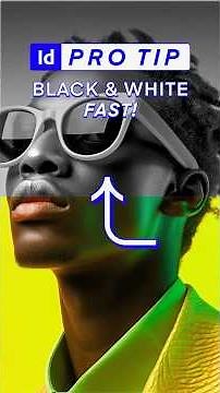 Turn Any Image into Greyscale in InDesign in Just a Few Clicks! #adobeindesign