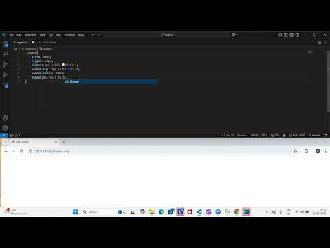Create a CSS Spinner Loader in 2 Minutes | Pure CSS Animation