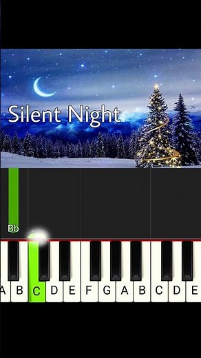 Silent Night - Easy Piano Tutorial