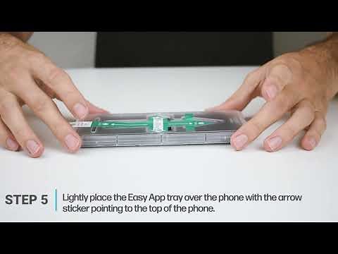 Samsung Glass Screen Protector Installation video with Easy Applicator