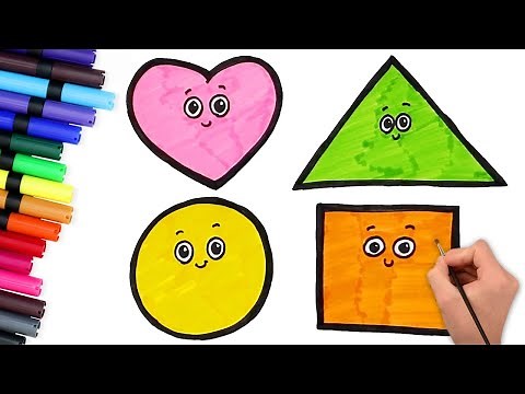 How to Draw Shapes Step By Step | Easy Drawing for Kids | Chiki Art