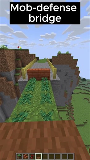 Minecraft Bridge Tutorial That Actually Works #minecraft #shorts #tutorial #proplayer #tips #gaming