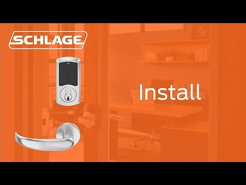 How to Install the Schlage LE Lock
