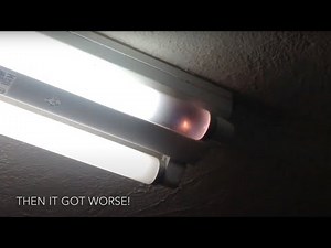 the death of a fluorescent lamp