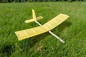 Free flight rubber powered airplane - Joyplanes