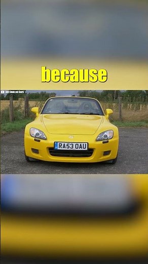 The Honda S2000 is a Mid Engine Car?