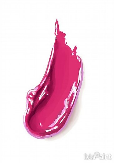 Paint Smear drawn digitally Speed Paint