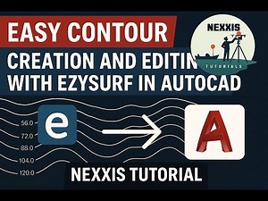 Easy Contour Creation and Editing with EZYSURF in AutoCAD.