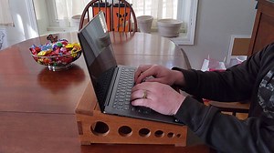 This DIY laptop stand will help keep your computer cool