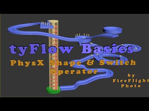 06 - tyFlow PhysX Shape Operator Explained