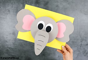 3D Paper Elephant Craft