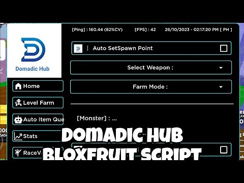 *OP* Domadic Hub Bloxfruit Roblox Script Hack | Roblox Executors | Mobile & PC
